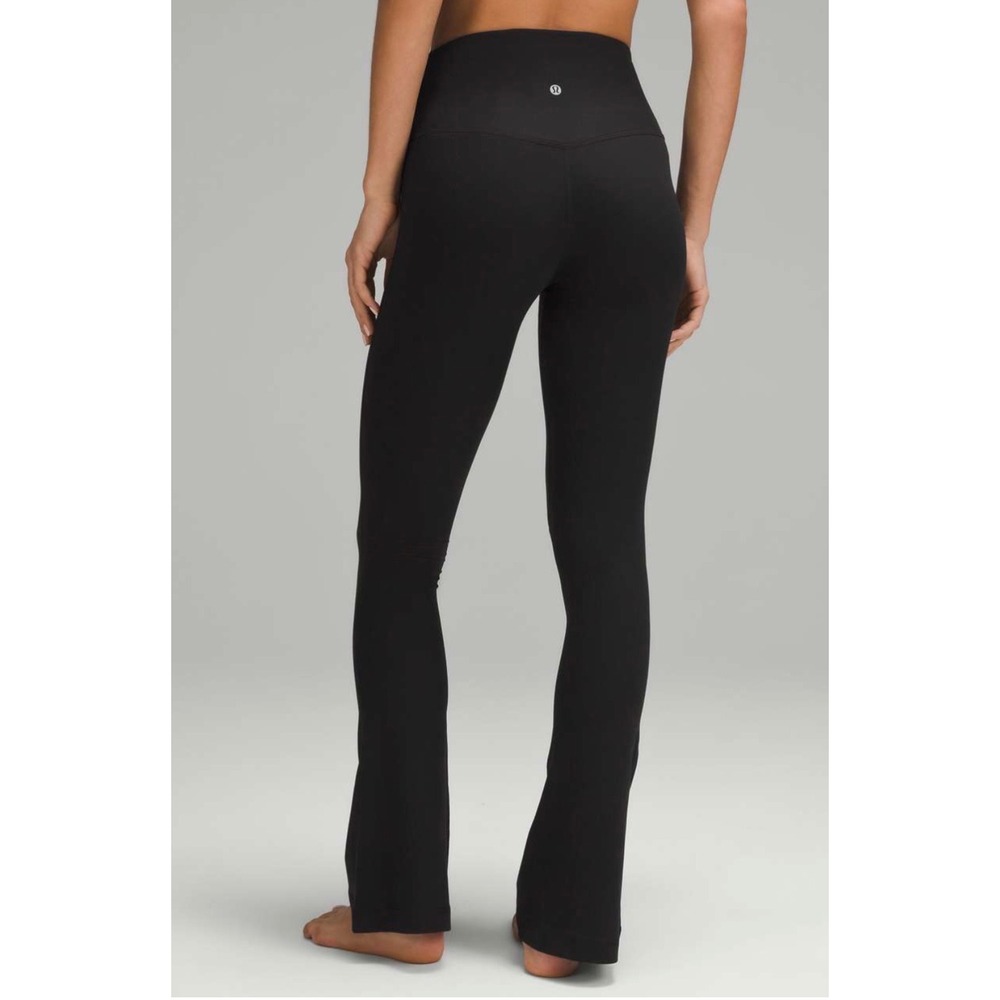 Lululemon Align High-Rise Ribbed Mini-Flared Pant Black Regular 32 Inseam Size 4